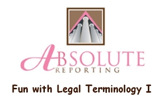 Fun with legal terminology absolute reporting